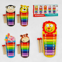 Ксилофон 77678 4FUN Game Club Wood 4 види 4FUN Game Club Wood