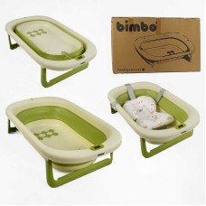 Ванна BM-60530 Bimbo 79х47х21 см розкладна клапан зливу розкладні ніжки електронний датчик температури матрац Bimbo