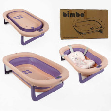 Ванна BM-30011 Bimbo 79х47х21 см розкладна клапан зливу розкладні ніжки електронний датчик температури матрац Bimbo