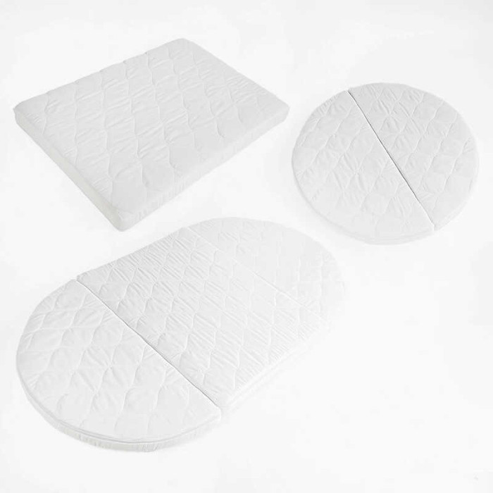 Матрац кокос-поролон-кокос для круглого ліжечка Мрійка