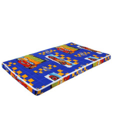 Матрац поролон - полікотон Малютка 3 1112351 Тачки - колір синій Homefort Homefort