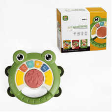 Музична жабка 3047 підсвічування пісні англійською веселі мелодії звуки тварин брязкальце