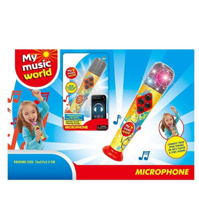 Мікрофон MY 010 підсвічування звук аплодисментів під`єднання смартфона у слюді