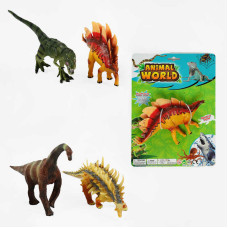 Динозавр JC 009 4 види розмір 23х7 см на листі