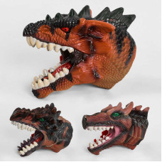 Голова на руку Q 9899-783 “Дракон” 3 види гумові 1шт в пакеті