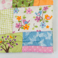 Ковдра Малишок 20500400 стьобана мікрофібра силіконізоване волокно108х140 см різнокольорова Homefort Homefort