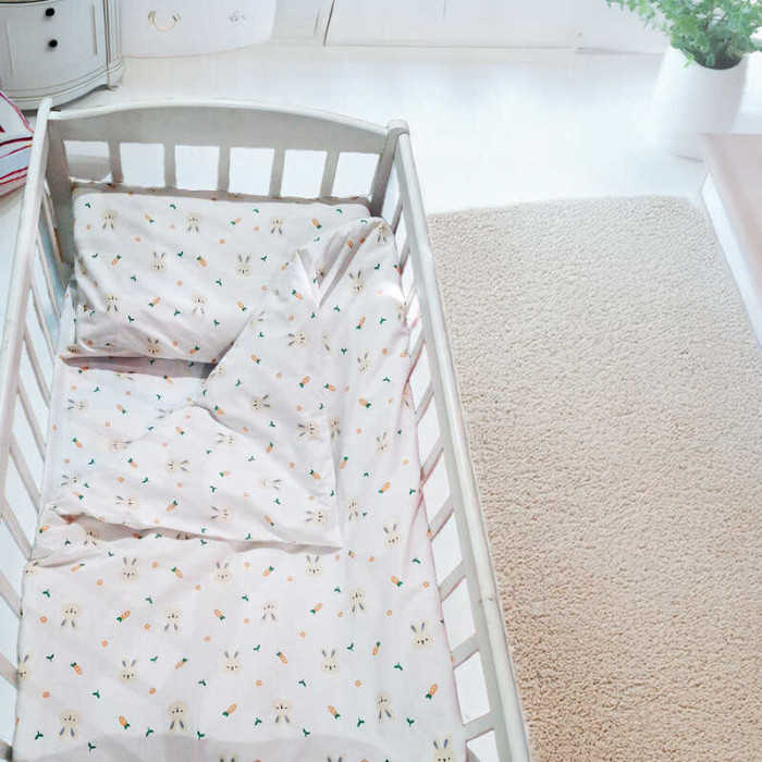 Змінний комплект постільної білизни Зайченя 58248 тканина GOLD LUX розмір 120*60 см Bimbo Bimbo