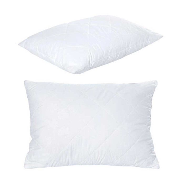 Подушка Белоснежка 50*70 см микрофибра стеганая силиконизированное волокно Homefort для детей Homefort