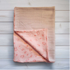 Плед для немовлят 20780 в’язане полотно МУСЛІН розмір 100*80 см Bimbo Bimbo