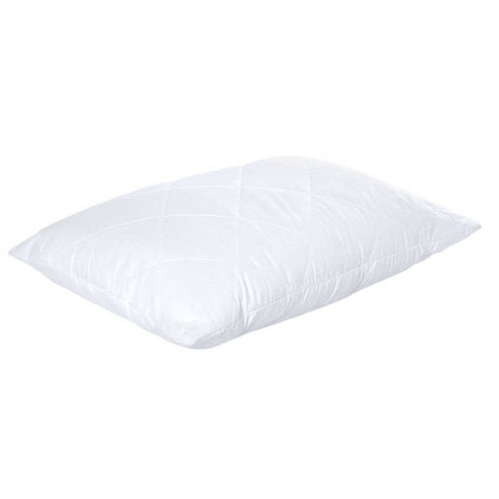 Подушка Белоснежка 3010085 стёб микрофибра силиконизированное волокно 40*40 см белая Homefort Homefort