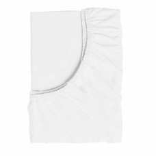 Простирадло на резинці для дитячого ліжечка 87167 тканина РАНФОРС колір - білий розмір 120*60 см Bimbo Bimbo