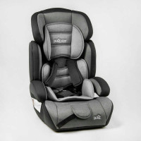 Автокресло 55890 - GL JOY цвет - серый универсальное с бустером группа 123 вес ребенка от 9-36 кг в пакете Joy