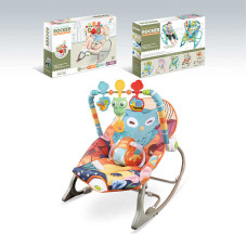 Шезлонг 68155-1 мелодії 3 підвіски заспокійлива вібрація