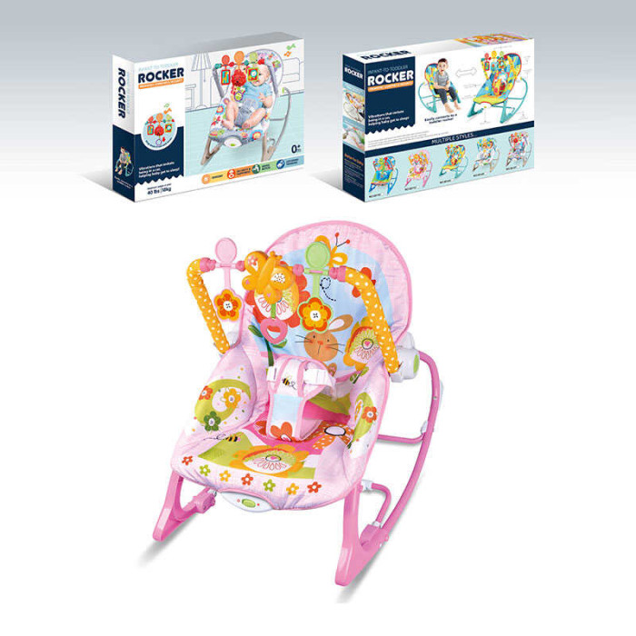 Шезлонг 68112-1 мелодії 3 підвіски заспокійлива вібрація