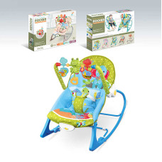 Шезлонг 68123-1 мелодії 3 підвіски заспокійлива вібрація