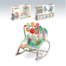 Шезлонг 68171-1 мелодії 3 підвіски заспокійлива вібрація