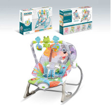 Шезлонг 68189-1 мелодії 3 підвіски заспокійлива вібрація