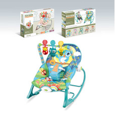 Шезлонг 68144-1 мелодії 3 підвіски заспокійлива вібрація