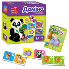 Доміно Зоопарк - VT 2100-07 укр Vladi Toys 28 шт Vladi Toys