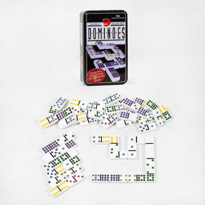 Доміно C 60298 55 штук металева коробка