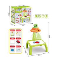 Столик з проєктором ZF 1004 H на батарейках “Динозавр” підсвітка диски фломастери