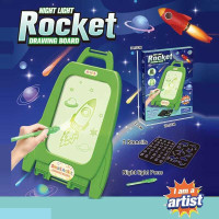 Дошка для малювання D 1238 “малюй світлом” основа для малювання ручка-ліхтарик шаблони