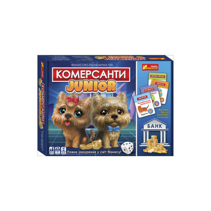 Настольная игра Комерсанты Junior Ранок - Детская 10120162У 5868У Ранок