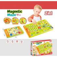 Магнитная игра 2в1 898-9112 сортер настольная игра магнитный стилус