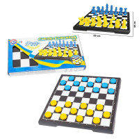 Набір настільних ігор Технок 9055 (5) Technok Toys шахмати шахи в коробці