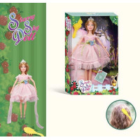 Лялька SK 054 B висота 30 см діадема щітка для волосся