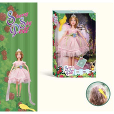 Лялька SK 054 B висота 30 см діадема щітка для волосся