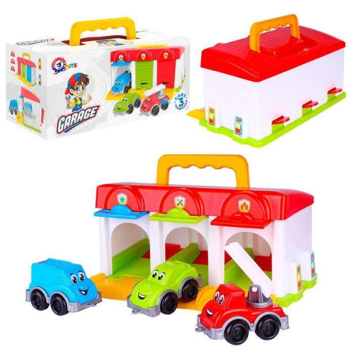Іграшка Гараж 8416 (6) Technok Toys 3 машинки