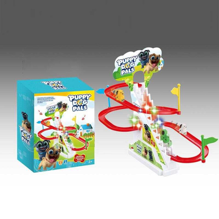 Трек 1112-6 автоматичний підіймач звуки мелодія підсвічування 3 машинки