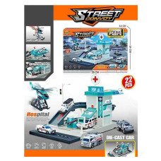 Парковка MH 175 22 елементи наліпки машинка вертоліт