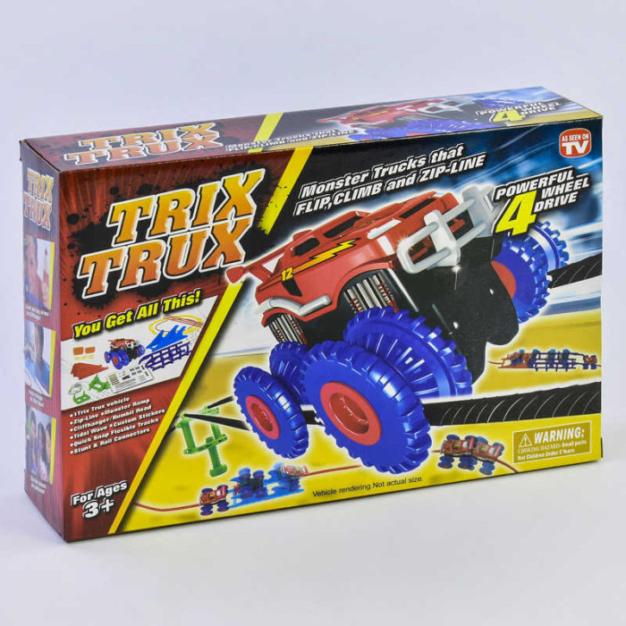 Трек канатный AS 331 1 машинка на батарейках Волна Уклон Лестница