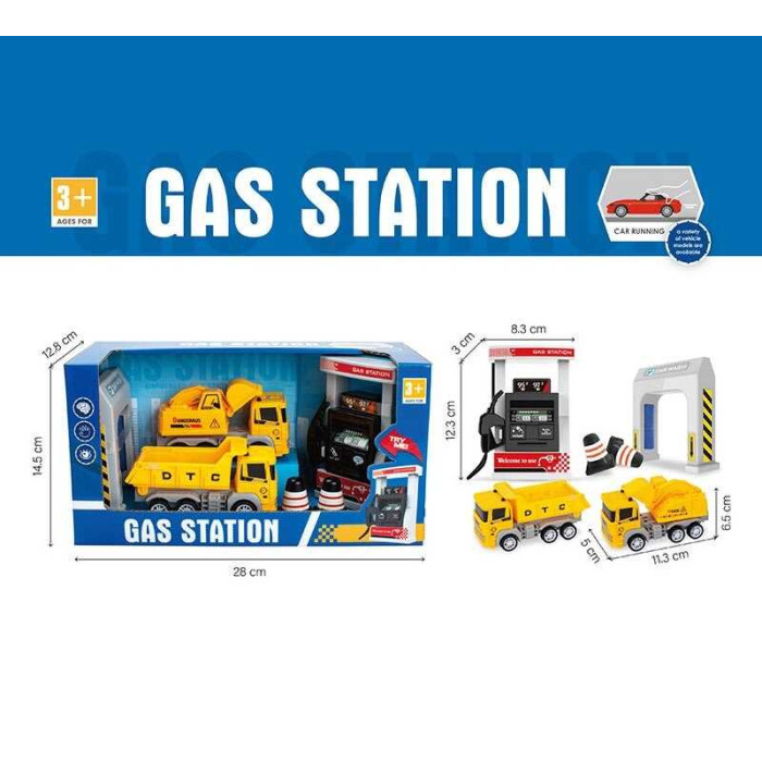 Заправна станція 890-34 для вантажівок інерція гумові шини звук (двигуна) в коробці