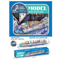 Потяг 5001 Сапсан рухливі шестерні світло звук на батарейках