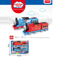 Потяг 411-1 2 потяги з вагонами інерція