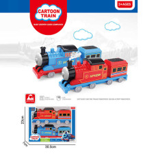 Потяг 411-1 2 потяги з вагонами інерція