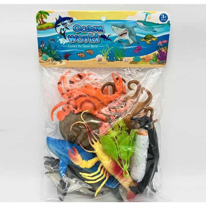 Морські жителі 104-3 7 штук водорослі в пакеті