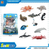 Набір тварин YJ 729 Морські тварини10 штук в пакеті Красива колекція морських тварин для дитячої гри