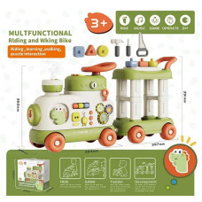 Ходунки-каталка T 921 A+ піаніно з режимами гучності звук підсвітка сортер рухомі елементи парогенерація інструменти в коробці