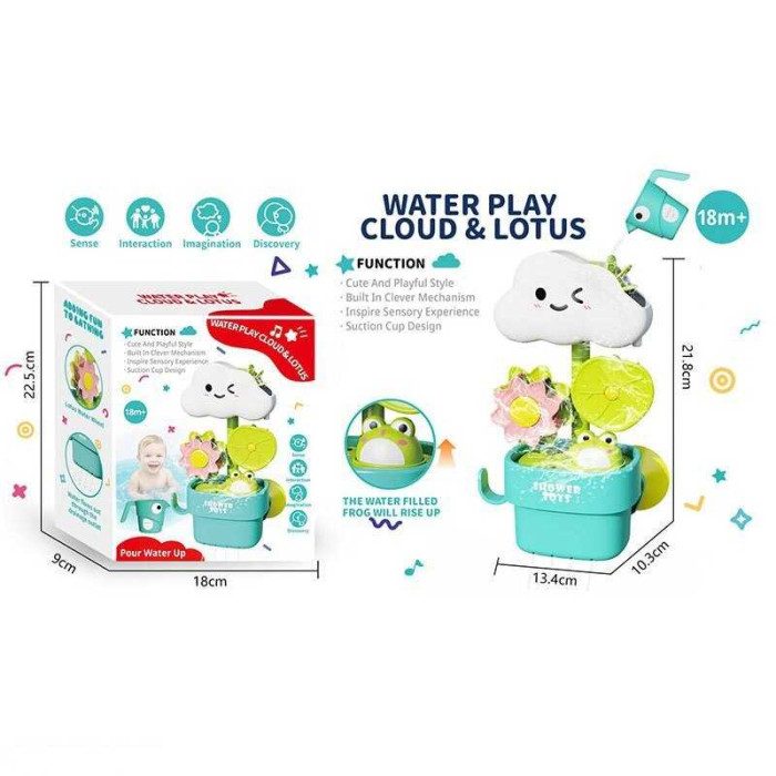 Гра для ванни 52132 млин кухлик на присосках механічний принцип роботи в коробці