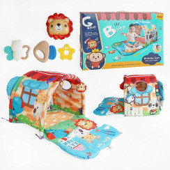 Ігровий килимок 918-001 (18) 4в1 тунель ігрові елементи