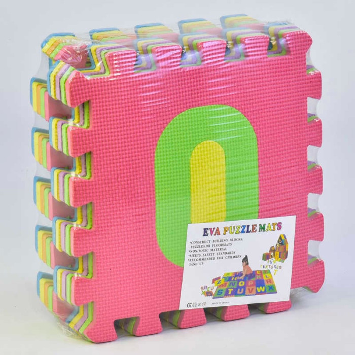 Килимок-пазл EVA Цифри С 10 елементів в упаковці 29х29см