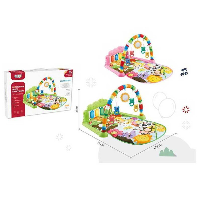 Детский коврик с мелодиями подсветкой в коробке 668-90