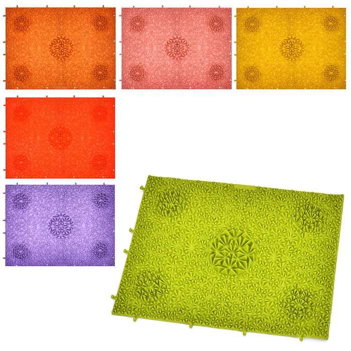 Килимок масажний MS4278 6 кольорів 41*31см 240-260гр