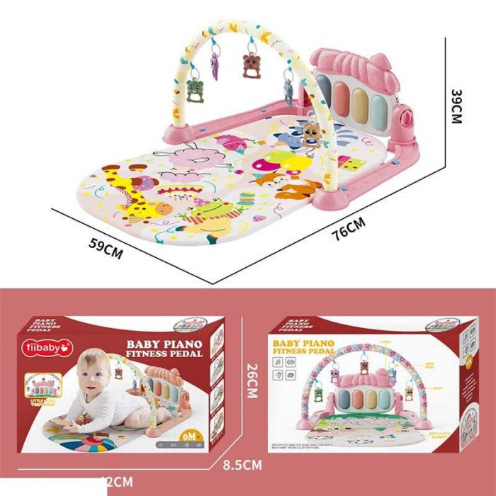 Килимок піаніно 88615-5: музика світло брязкалець коробка