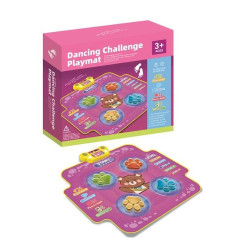 Танцювальний килимок YQ 3311 звук bluetooth килимок і табло підсвічується музика рівні складності та режими гри розмір 100х102 см