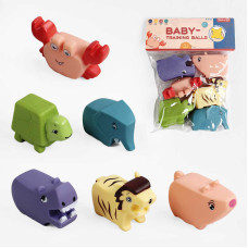 Пискавки 508-281 6 штук тваринки в пакеті